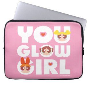 Housse Pour Ordinateur Portable Powerpuff Girls : You Glow Girl