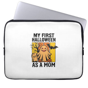 Housse Pour Ordinateur Portable Premier T-shirt de maman Halloween Design de fantô