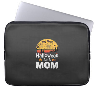 Housse Pour Ordinateur Portable Première conception de maman Halloween vintage sol