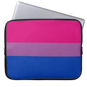 Housse Pour Ordinateur Portable Pride bisexuelle (Bi Drapeau)