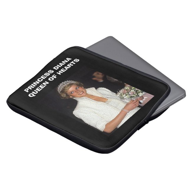 Housse Pour Ordinateur Portable PRINCESS DIANA Reine des Coeurs (Devant haut)