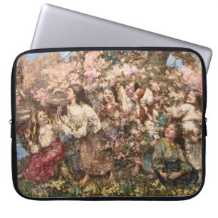 Housse Pour Ordinateur Portable Printemps (par Edward Atkinson Hornel)