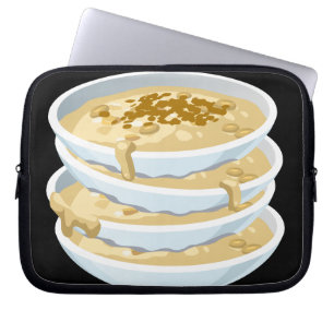 Housse Pour Ordinateur Portable Prise d'applet Glitch Food