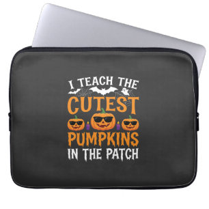 Housse Pour Ordinateur Portable Professeur Halloween Citrouilles les Plus Mignonne