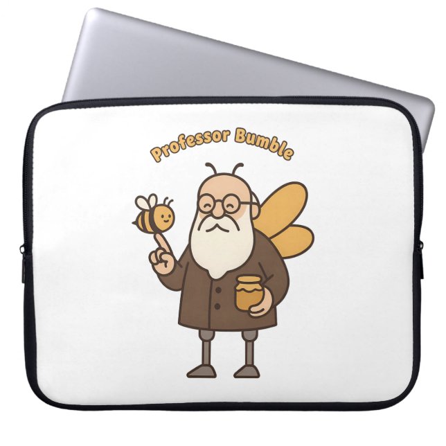 Housse Pour Ordinateur Portable Professor Bumble Laptop Sleeve (Devant)