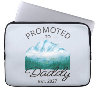 Housse Pour Ordinateur Portable Promu Papa Prévu 2027 Annonce Nouveau Papa VI