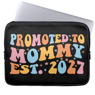 Housse Pour Ordinateur Portable Promue Maman en 2027 Annonce de Nouvelle Maman