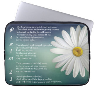 Housse Pour Ordinateur Portable Psaume 23 - Le Seigneur est mon berger Cadeaux chr