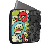 Housse Pour Ordinateur Portable Psychedelic Patterns (Devant droit)