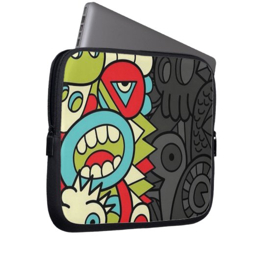 Housse Pour Ordinateur Portable Psychedelic Patterns (Devant droit)