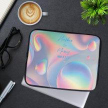 Psychédélique Pastel Bubbles Noms Numéros Romains