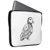 Housse Pour Ordinateur Portable Puffin Wild Animal Nature Illustration Art Tatouag (Devant droit)