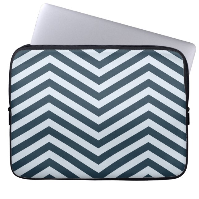 Housse Pour Ordinateur Portable Pulse Point Gras & Bleu (Devant)