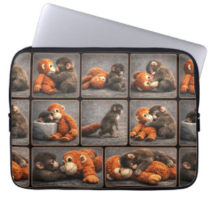 Housse Pour Ordinateur Portable Punch Baby Singe