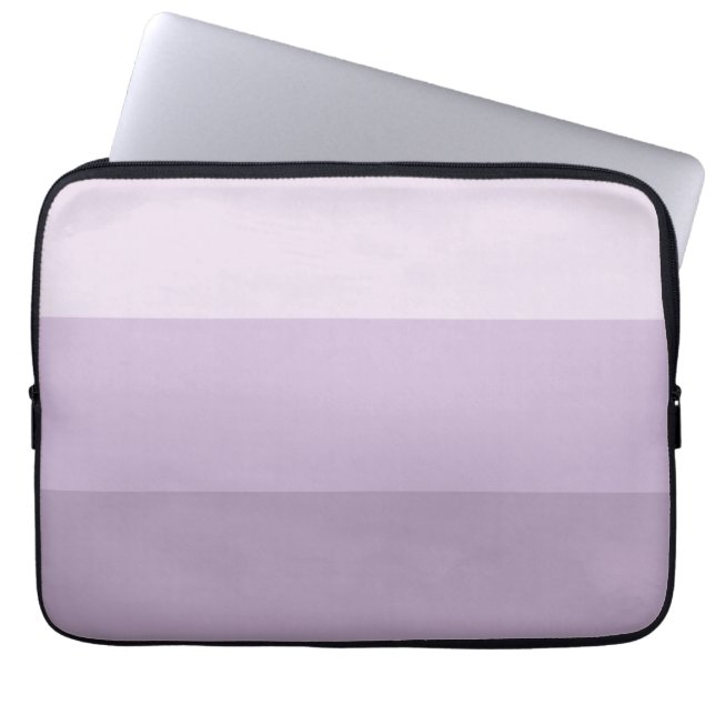 Housse Pour Ordinateur Portable Purple Ombre rayé (Devant)