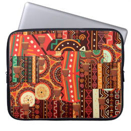Housse Pour Ordinateur Portable Puzzle Afrocentré Kente Jigsaw