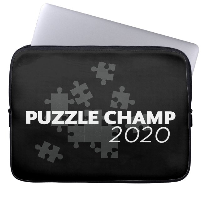 Housse Pour Ordinateur Portable Puzzle Champ 2020 (Devant)