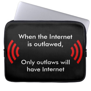 Housse Pour Ordinateur Portable Quand Internet est interdit