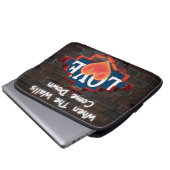 Housse Pour Ordinateur Portable Quand Les Murs Tombent (Devant bas)