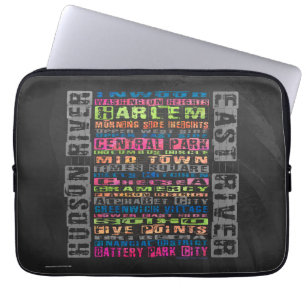 Housse Pour Ordinateur Portable Quartiers arc-en-ciel de New York