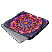 Housse Pour Ordinateur Portable Rainbow Fractal Style Flower Art (Devant bas)