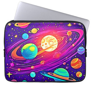 Housse Pour Ordinateur Portable Rainbow Galaxy : Cartoon Fun