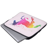 Housse Pour Ordinateur Portable Rainbow Pink Unicorn (Devant bas)