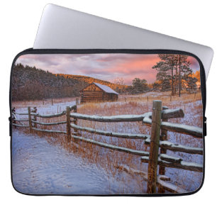 Housse Pour Ordinateur Portable Ranch de neige