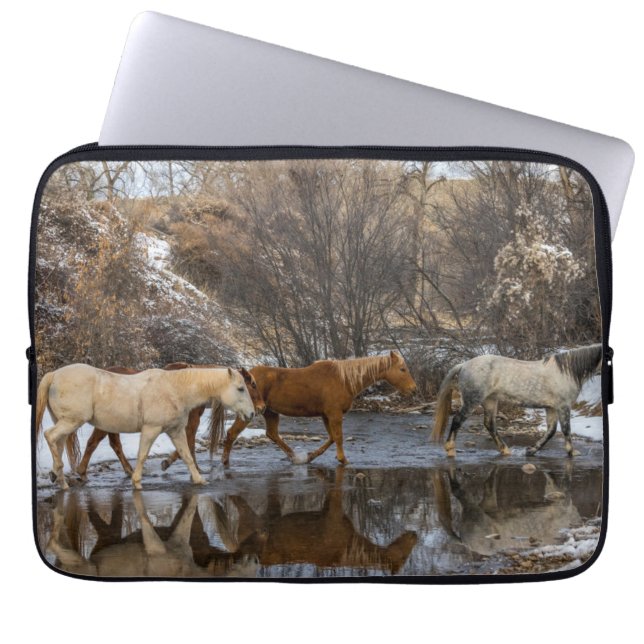 Housse Pour Ordinateur Portable  Ranch du cheval Hideout (Devant)