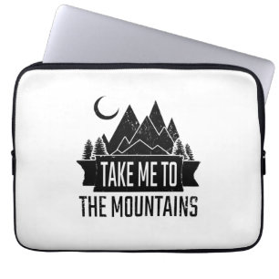 Housse Pour Ordinateur Portable Randonnée - Emmène-moi dans les montagnes