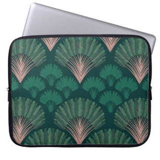 Housse Pour Ordinateur Portable Ravenala madagascariensis motif sans soudure. Vint