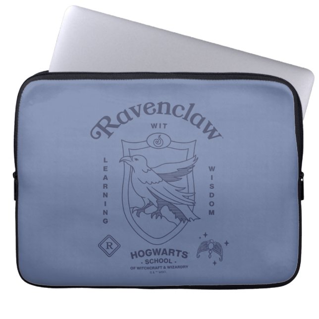Housse Pour Ordinateur Portable RAVENCLAW™ Wit Learning Wisdom Crest (Devant)