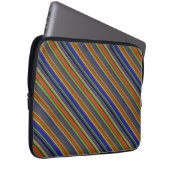 Housse Pour Ordinateur Portable Rayures de plage (Devant droit)