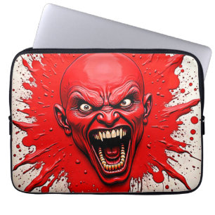 Housse Pour Ordinateur Portable Red Demon Fury Art