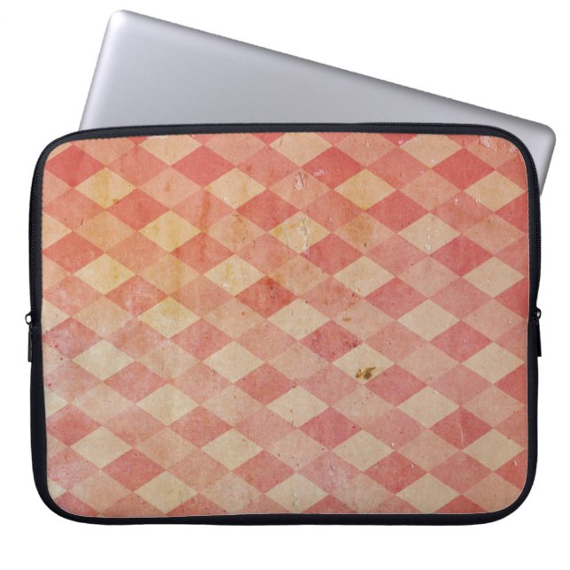 Housse pour ordinateur portable Red Diamond Grunge (Devant)