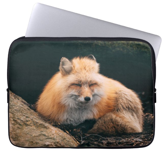 Housse Pour Ordinateur Portable Red Fox Sleeping (Devant)
