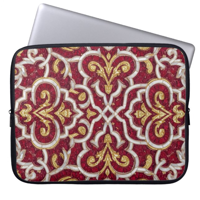 Housse Pour Ordinateur Portable red mosaic (Devant)