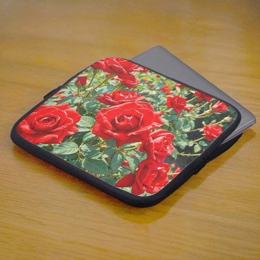 Housse Pour Ordinateur Portable Red Roses Laptop Sleeve