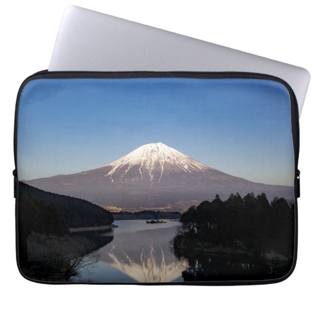 Housse Pour Ordinateur Portable Réflexion du lac Fuji (Devant)