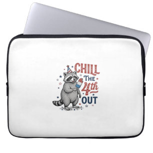 Housse Pour Ordinateur Portable Refroidir le 4ème dessin de chemise patriotique de