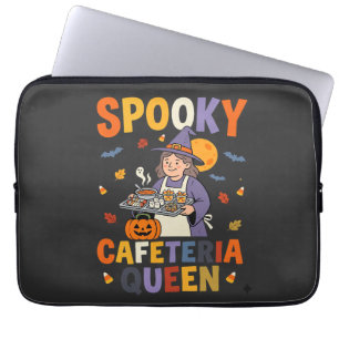 Housse Pour Ordinateur Portable Reine de la cantine d'Halloween