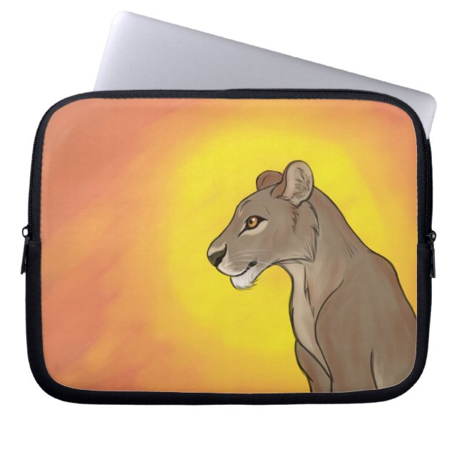 Housse Pour Ordinateur Portable Reine Lioness (Devant)