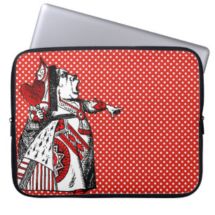 Housse Pour Ordinateur Portable Reine rouge des Coeurs Alice au pays des merveille