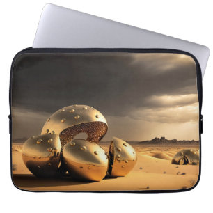 Housse Pour Ordinateur Portable Reliques extraterrestres dans le désert
