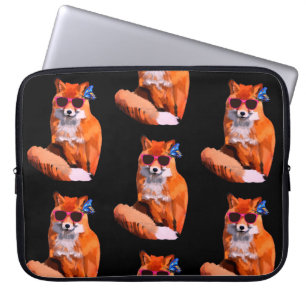 Housse Pour Ordinateur Portable Renard rouge