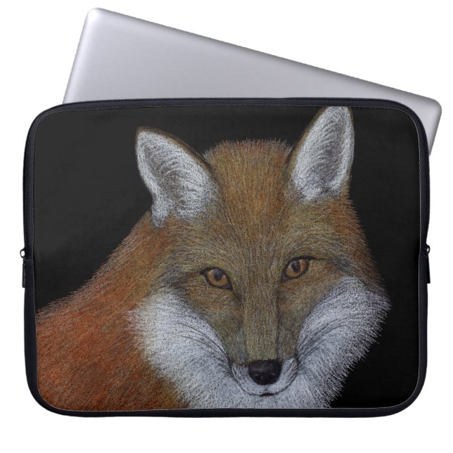 Housse Pour Ordinateur Portable Renard rouge (Devant)