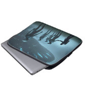 Housse Pour Ordinateur Portable Rencontre avec des aliens. (Devant bas)