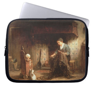 Housse Pour Ordinateur Portable Réparant les filets (huile sur le panneau)