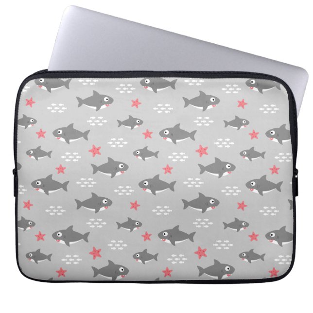 Housse Pour Ordinateur Portable Requin (Devant)