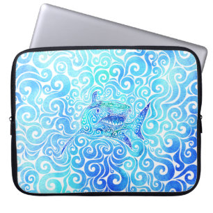 Housse Pour Ordinateur Portable Requin tourbillonnant